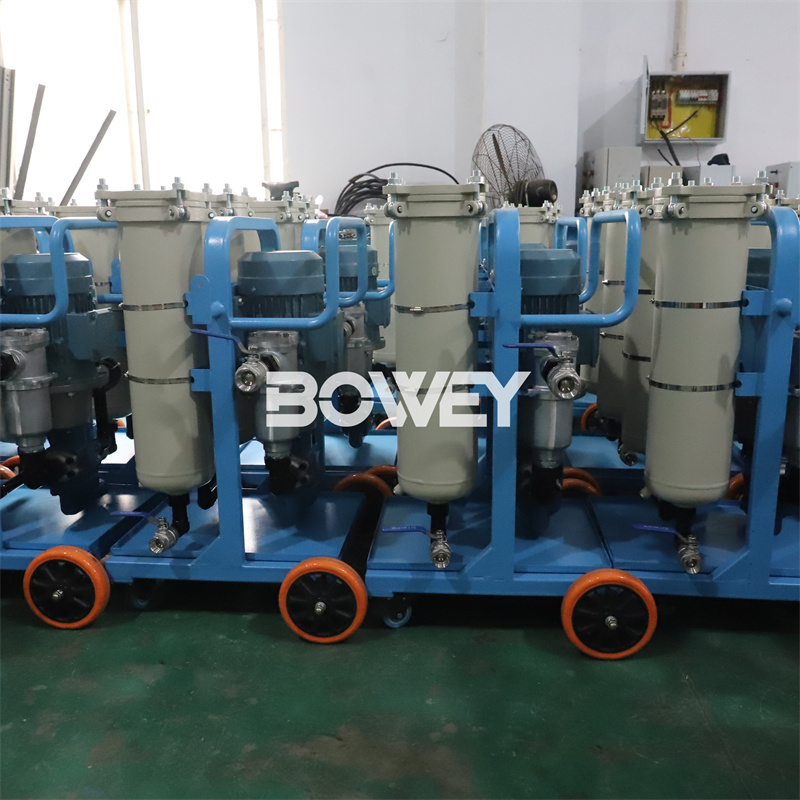 LYC-100B Bowey mobile hydraulic lubricating oil filter equipment