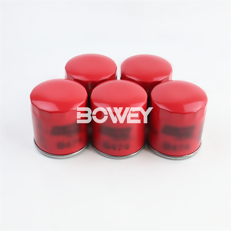 B-474 Bowey Replaces Baldwin Spin-On Lube Filter Element