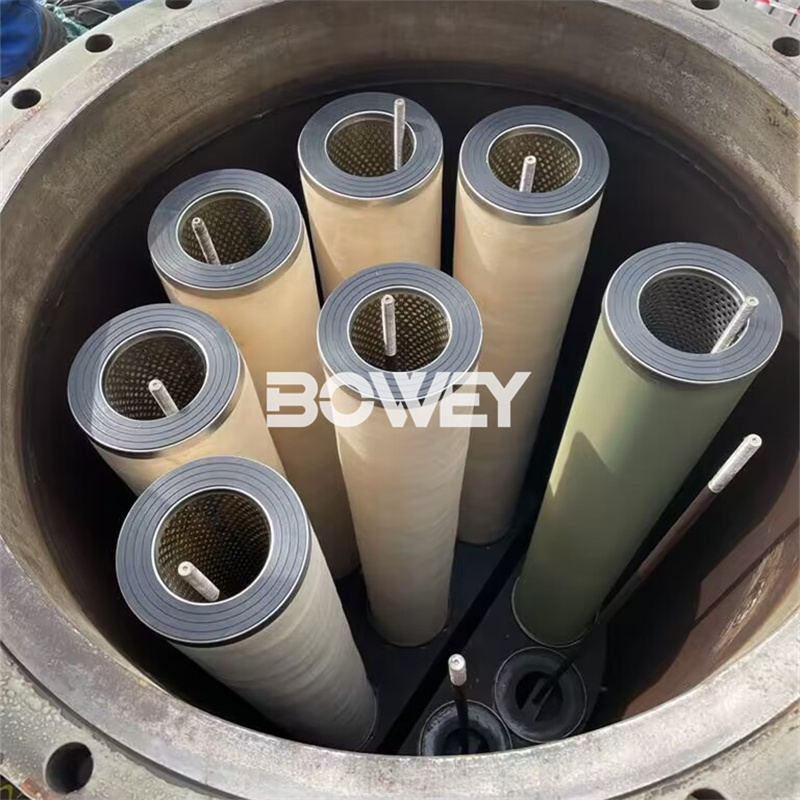 PCS600AF POS600SU E604FPS100 Bowey Replaces Pall Natural Gas Coalescing & Separation Filter Element