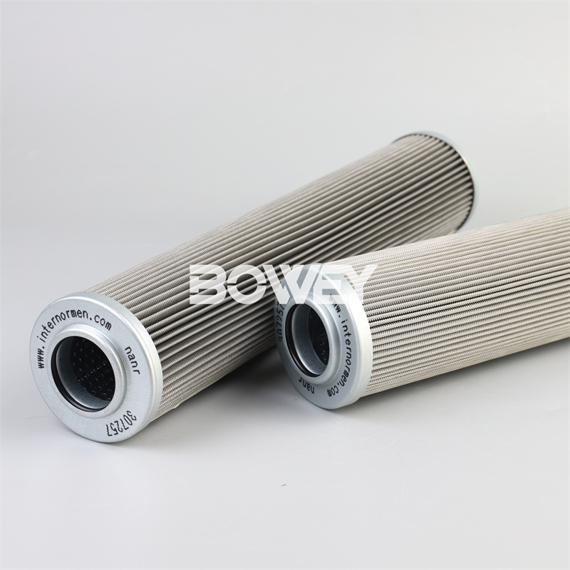 307257 01.NL400.80G.30.E.P.- Bowey Replaces Internormen Hydraulic Oil Filter Element