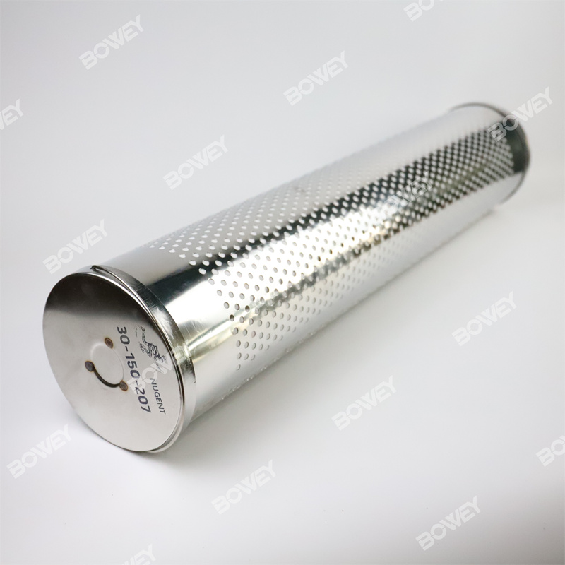 HQ25.300.23Z Bowey Stainless Steel Ion Exchange Resin Acid Removal Earth Filter Element