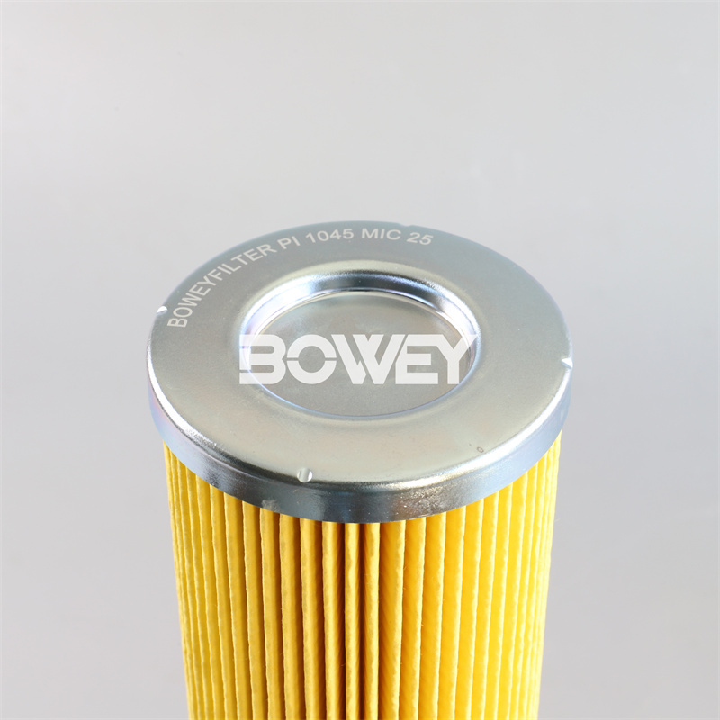 PI 1045 MIC 25 Bowey Replaces Mahle Hydraulic Oil Filter Element