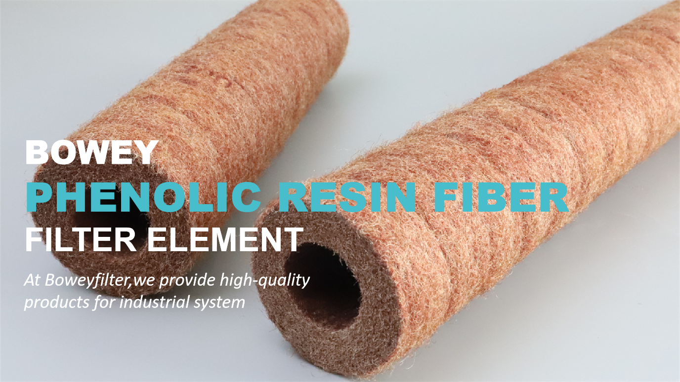 High efficiency filtration & strength - Phenolic resin fiber filter elements