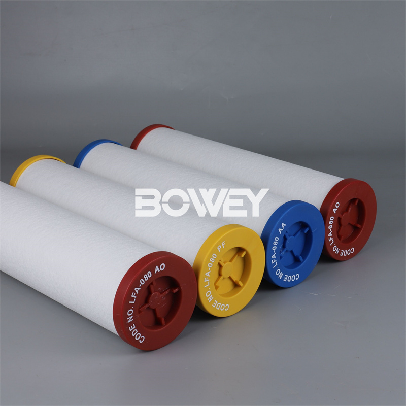 LFA-010 PF/AO/AA/AX/AR/AAR/ACS Bowey Replaces Yuka Air Compressor Precision Filter Element