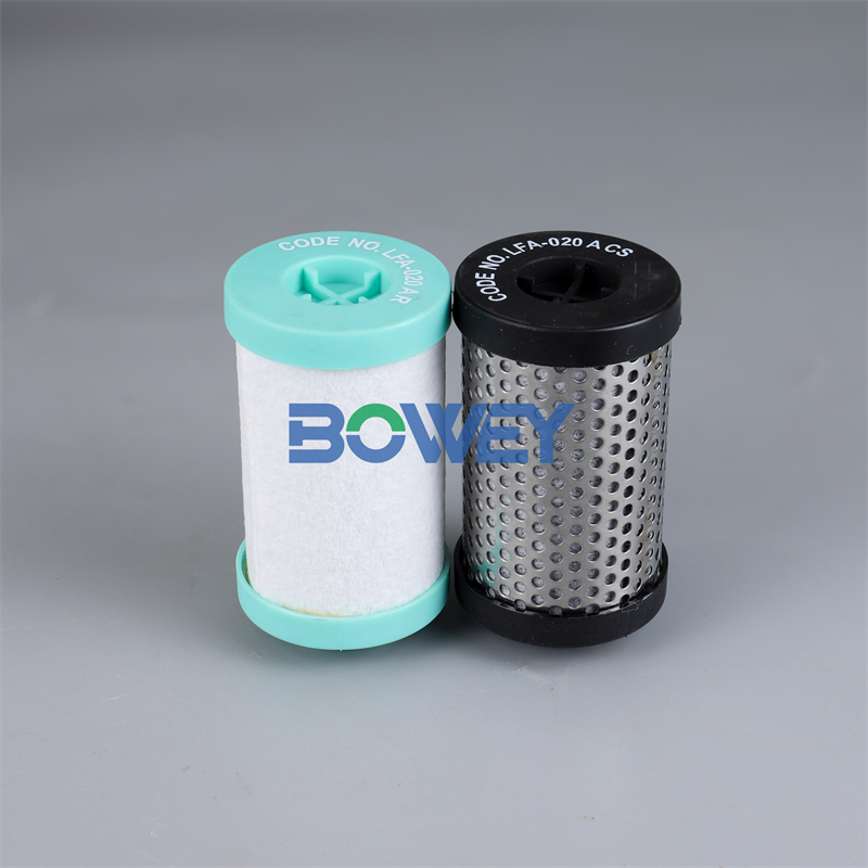 LFA-020 PF/AO/AA/AX/AR/AAR/ACS Bowey Replaces Yuka Air Compressor Precision Filter Element