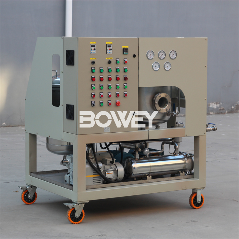 SZLYC-25 SZLYC-50 SZLYC-100 SZLYC-200 Bowey SZLYC Series Bipolar High-Efficiency Vacuum Oil Purifier
