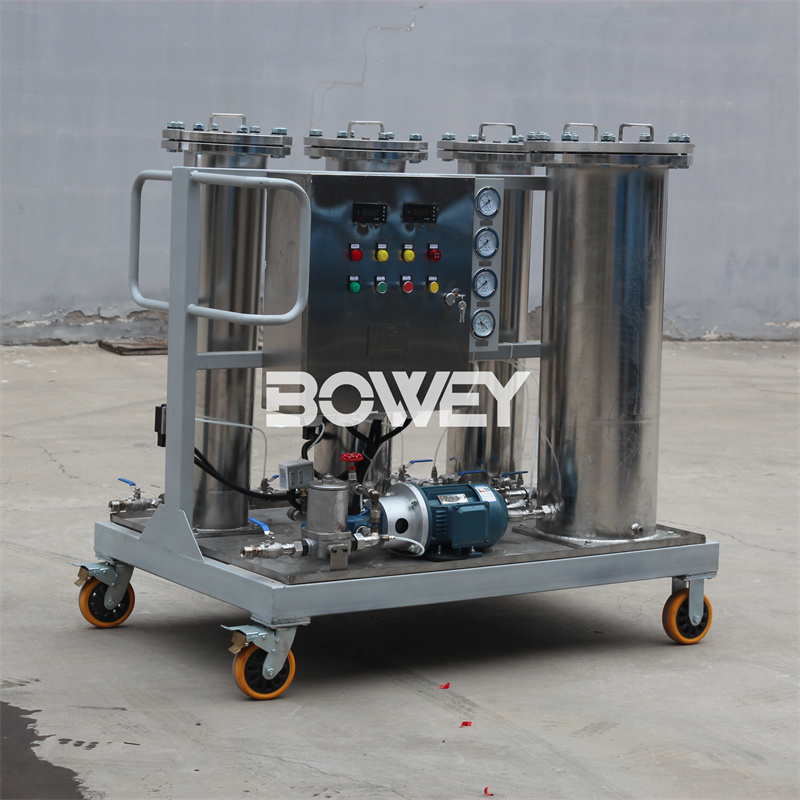 SZLYC-25 SZLYC-50 SZLYC-100 SZLYC-200 Bowey SZLYC Series Bipolar High-Efficiency Vacuum Oil Purifier