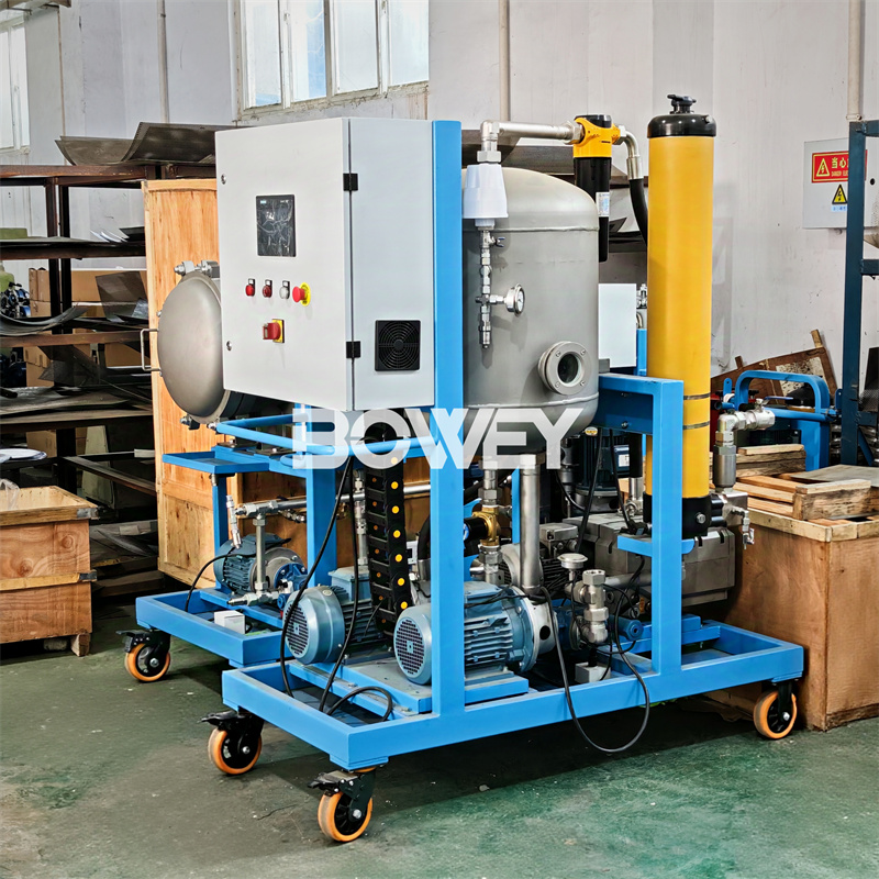 SZLYC-25 SZLYC-50 SZLYC-100 SZLYC-200 Bowey SZLYC Series Bipolar High-Efficiency Vacuum Oil Purifier