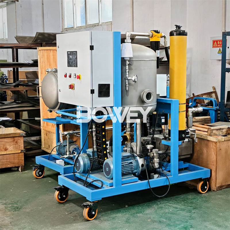 SZLYC-25 SZLYC-50 SZLYC-100 SZLYC-200 Bowey SZLYC Series Bipolar High-Efficiency Vacuum Oil Purifier