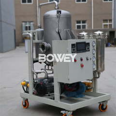 SZLYC-25 SZLYC-50 SZLYC-100 SZLYC-200 Bowey SZLYC Series Bipolar High-Efficiency Vacuum Oil Purifier