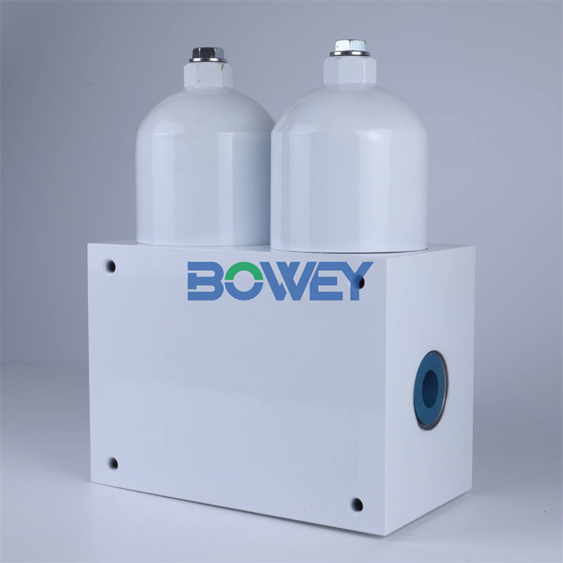 SMF-D100X20 Bowey Replaces Leemin Dual-Cylinder Medium-Pressure Filter Housing
