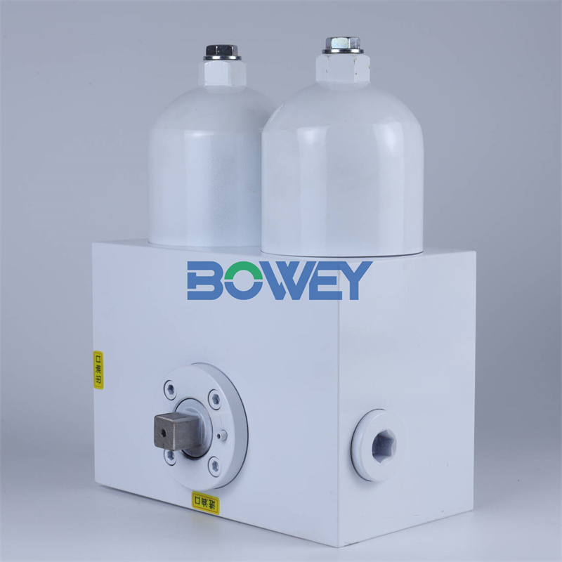 SMF-D100X20 Bowey Replaces Leemin Dual-Cylinder Medium-Pressure Filter Housing