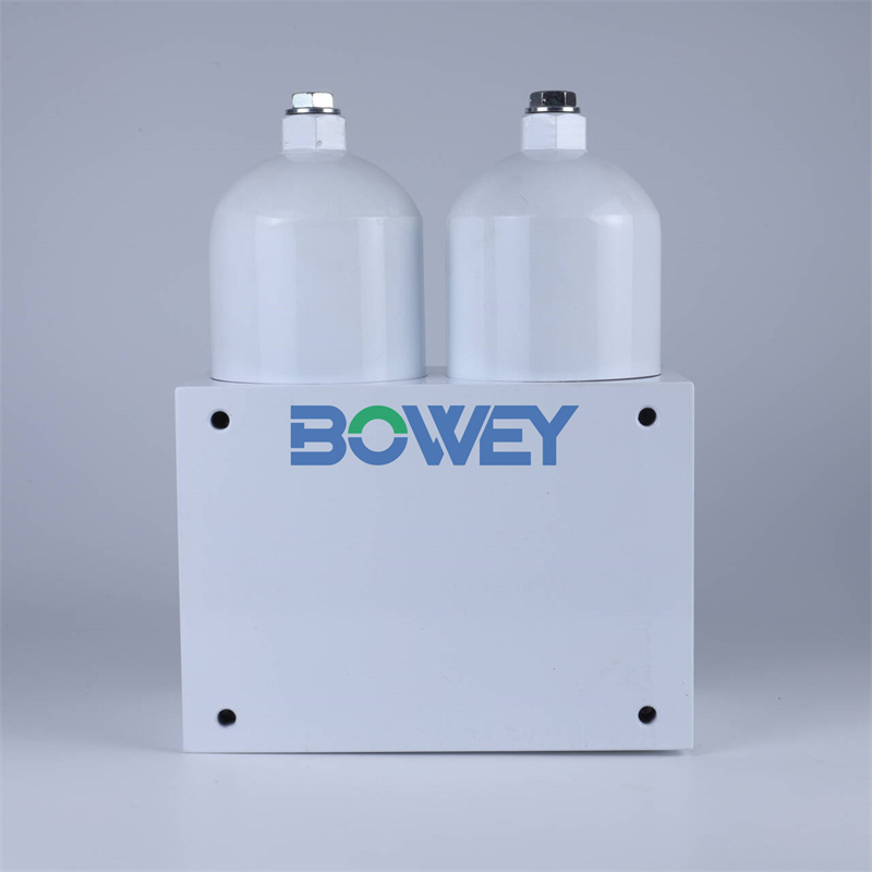 SMF-D100X20 Bowey Replaces Leemin Dual-Cylinder Medium-Pressure Filter Housing