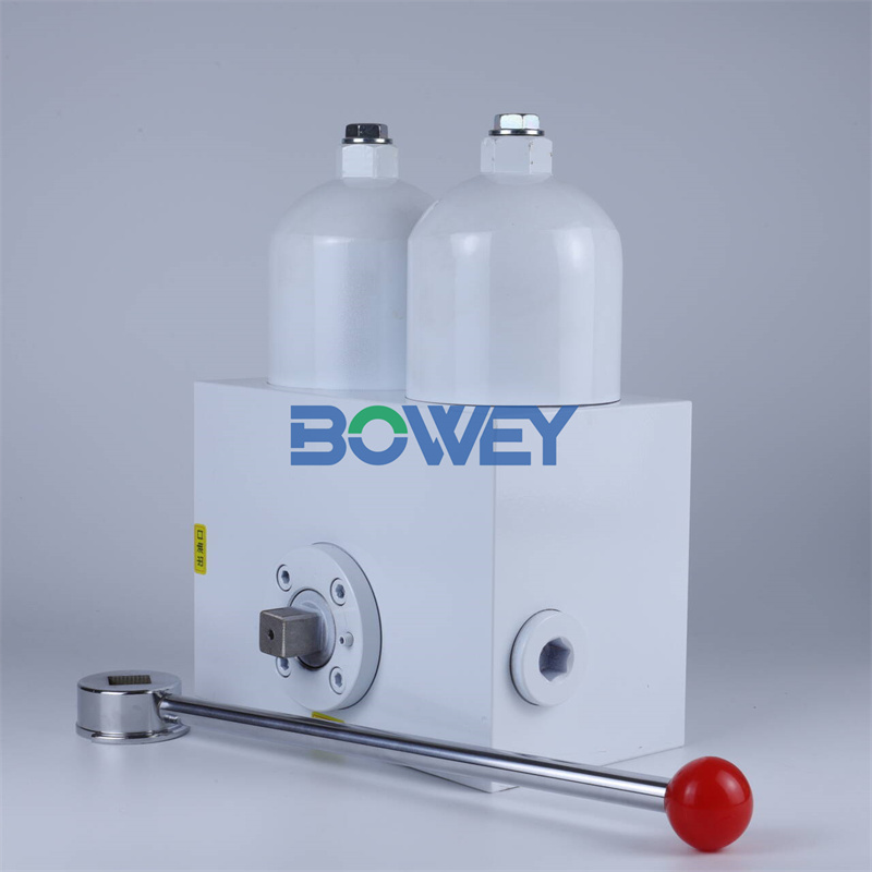 SMF-D100X20 Bowey Replaces Leemin Dual-Cylinder Medium-Pressure Filter Housing