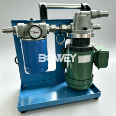 Bowey Hand-held Portable Oil Filter Purifier for On-site Hydraulic and Lubricating Oil Cleaning