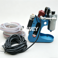 Bowey Hand-held Portable Oil Filter Purifier for On-site Hydraulic and Lubricating Oil Cleaning