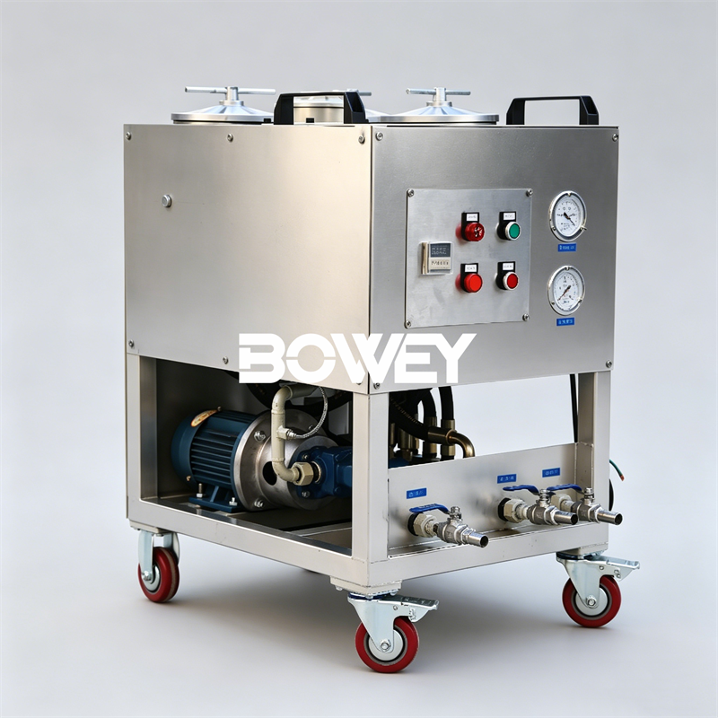 CS-AL-5 CS-AL-6 CS-AL-7 Bowey High-Precision Oil Filter Purifier for Hydraulic Lubrication System