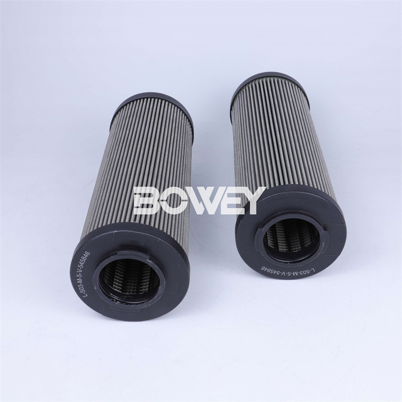 L-503-M-5-V-545846 Bowey Replaces Hydac Hydraulic Oil Filter Element
