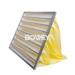 Bowey Repalces VECOFLOW FSAV MERV 11 Bag Air Pre-filter, 24 x 24 x 26 Inches, 8-Pocket