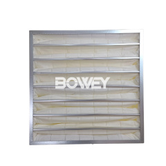 Bowey Repalces VECOFLOW FSAV MERV 11 Bag Air Pre-filter, 24 x 24 x 26 Inches, 8-Pocket