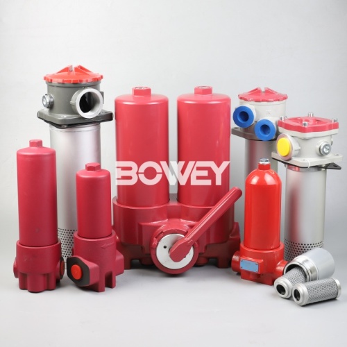 Double filter 50LDN0160G100-A00-V2.2-M-R6 Bowey Hydraulic Pressure Line Filter Housing/Filter Assembly