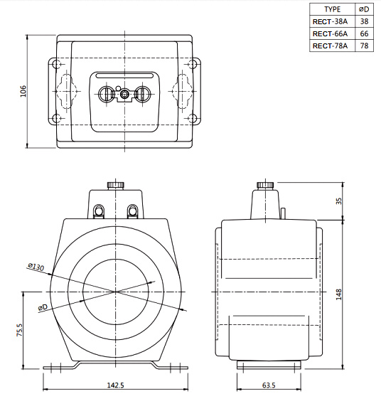 indoor resin encapsulated current transformer