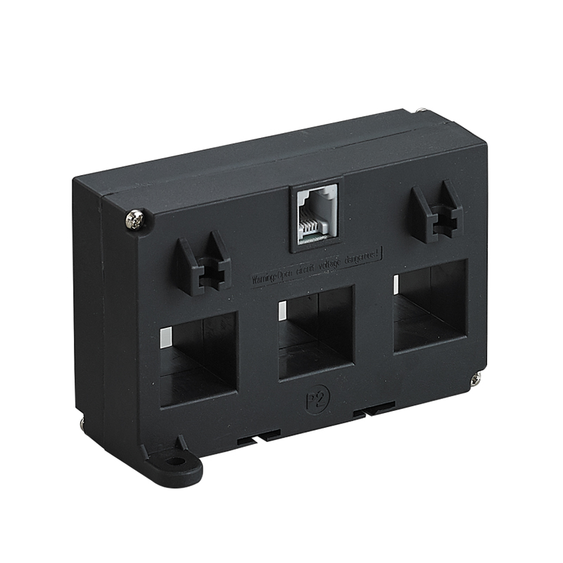 How are three-phase current transformers used in power protection systems?