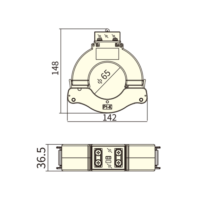 UK-65 small toroidal split core current transformer class 0.5