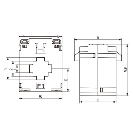 HYX series HYX-30 closed type current transformer