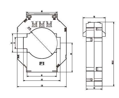 HYX series HYX-85 closed type current transformer