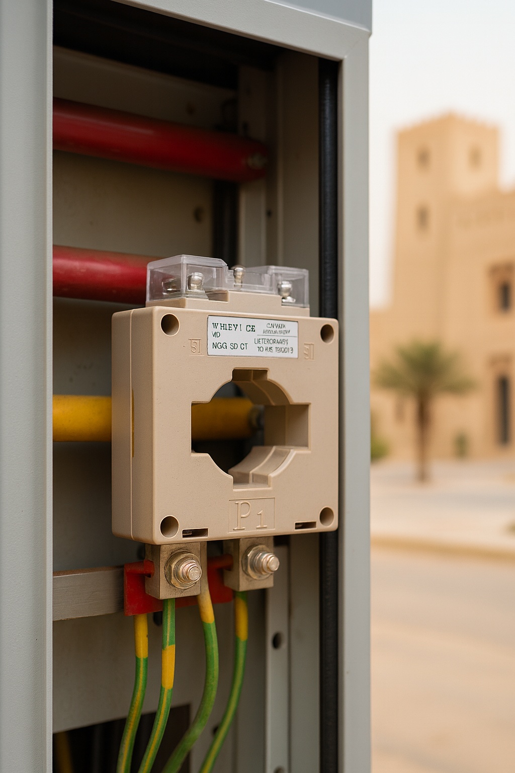 Cb Current transformers installed in switchgear