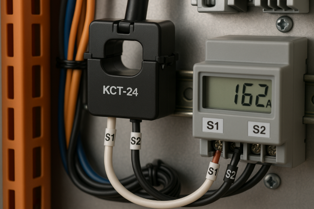 Open ended current transformers