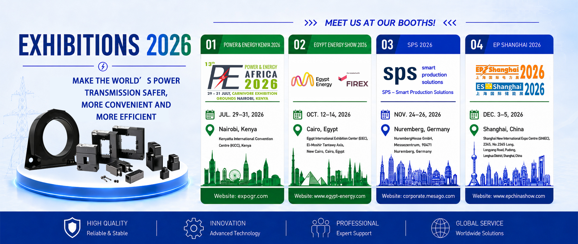 Heyi Electric Co., Ltd. will attend the electrical exhibitions in 2026