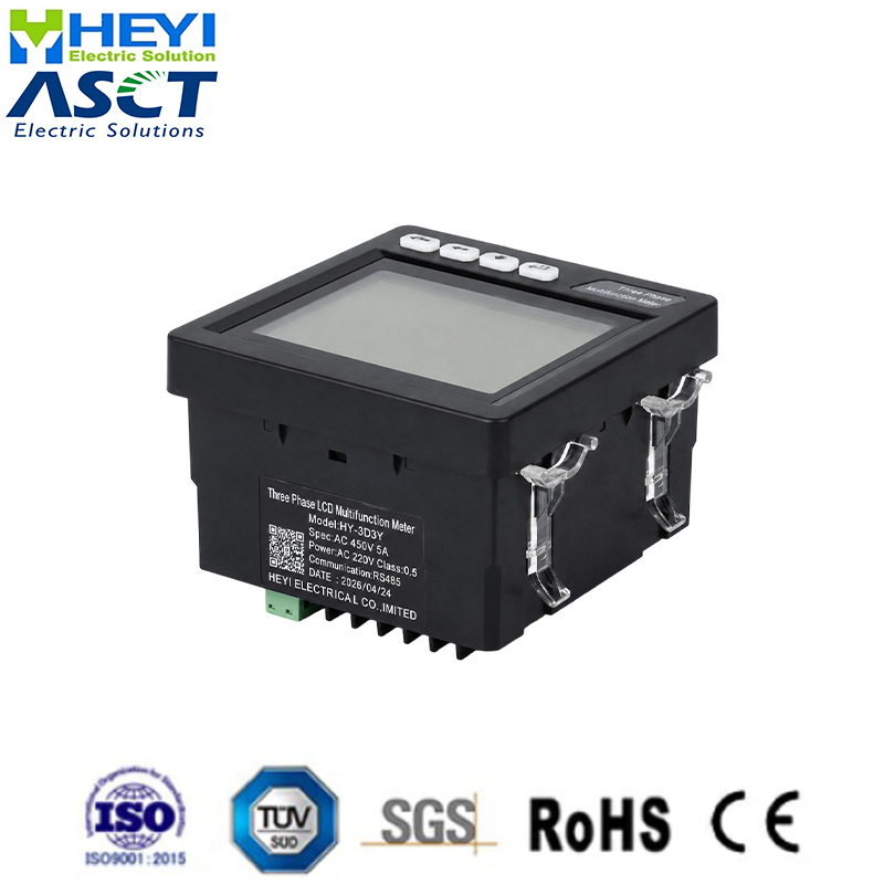Three-phase LCD multifunction digital meter