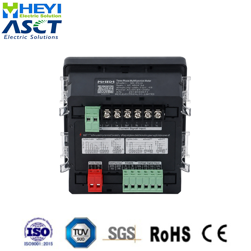 Three-phase LED multifunction digital meter