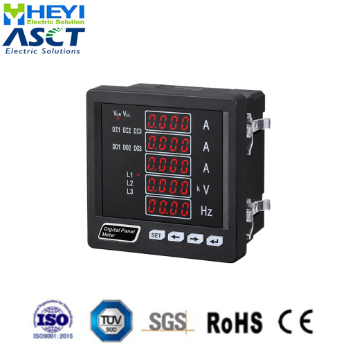 Three-phase A/V/Hz combination meter
