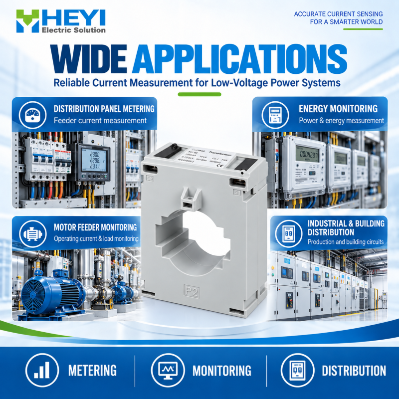 HY-60 Low Voltage Current Transformer for Panel Metering