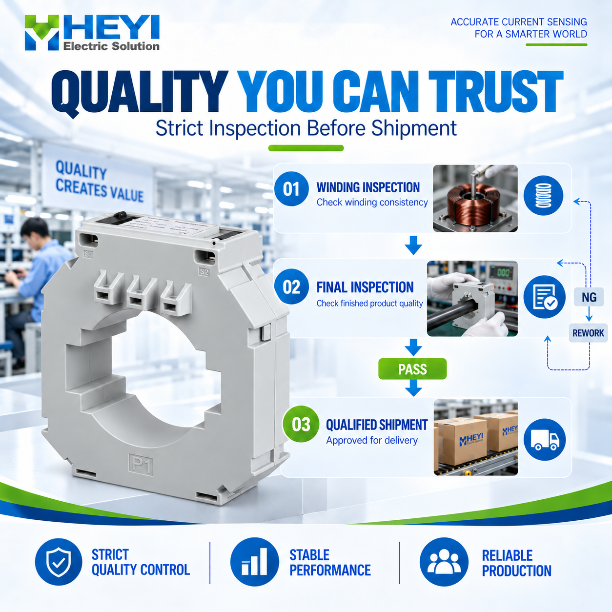 HY-100 Low Voltage Current Transformer for High Current Metering