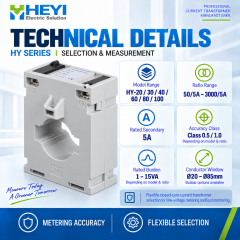 HY-40 Low Voltage Current Transformer for Distribution Panel Metering