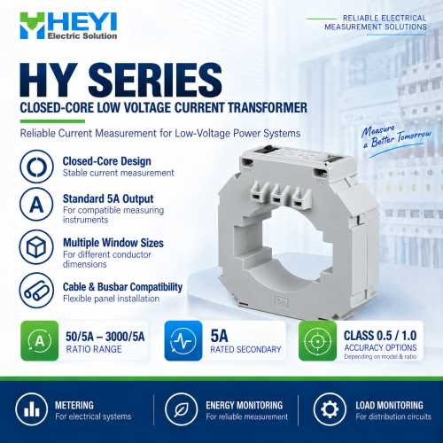 HY-100 Low Voltage Current Transformer for High Current Metering