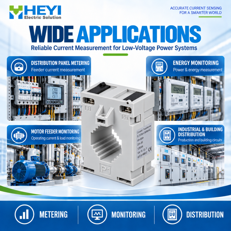 HY-30 Low Voltage Current Transformer for Panel Metering