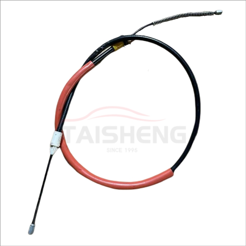 Auto RED color Left Rear Parking cable OEM number 7700433238/8200087979/8200700184 auto brake cable