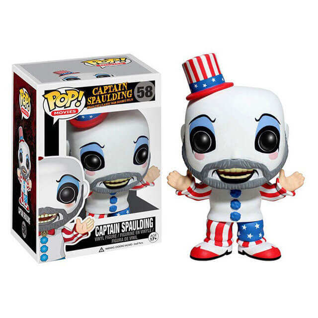 Funko Pop House of 1000 Corpses Captain Spaulding #58 Vinyl Figure In Stock