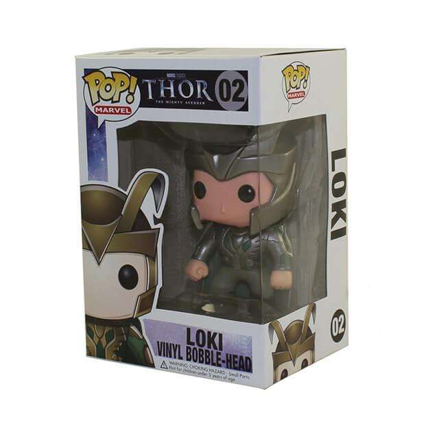 Funko Pop Marvel Thor Loki Vinyl Bobble-head #02 Vinyl Figure In Stock