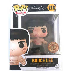 Pop! Movies Blood Paint Bruce Lee Enter the Dragon #218 Vinyl Figure In Stock