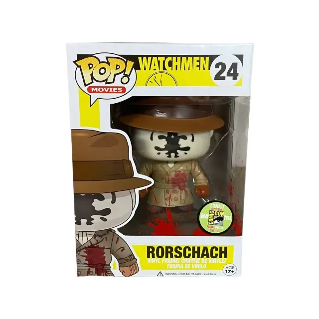 Funko Pop! Movies Watchmen Rorschach (Bloody) #24 Vinyl Figure In Stock