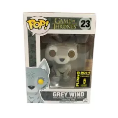 Funko Pop! Game of Thrones Grey Wind Flocked Summer Convention #23 Vinyl Figure In Stock