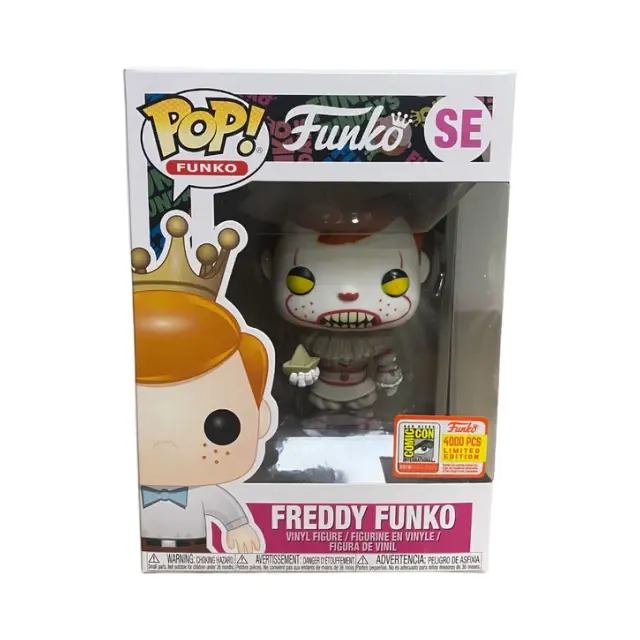 Funko Pop! Vinyl Freddy Funko as Pennywise #SE Vinyl Figure In Stock