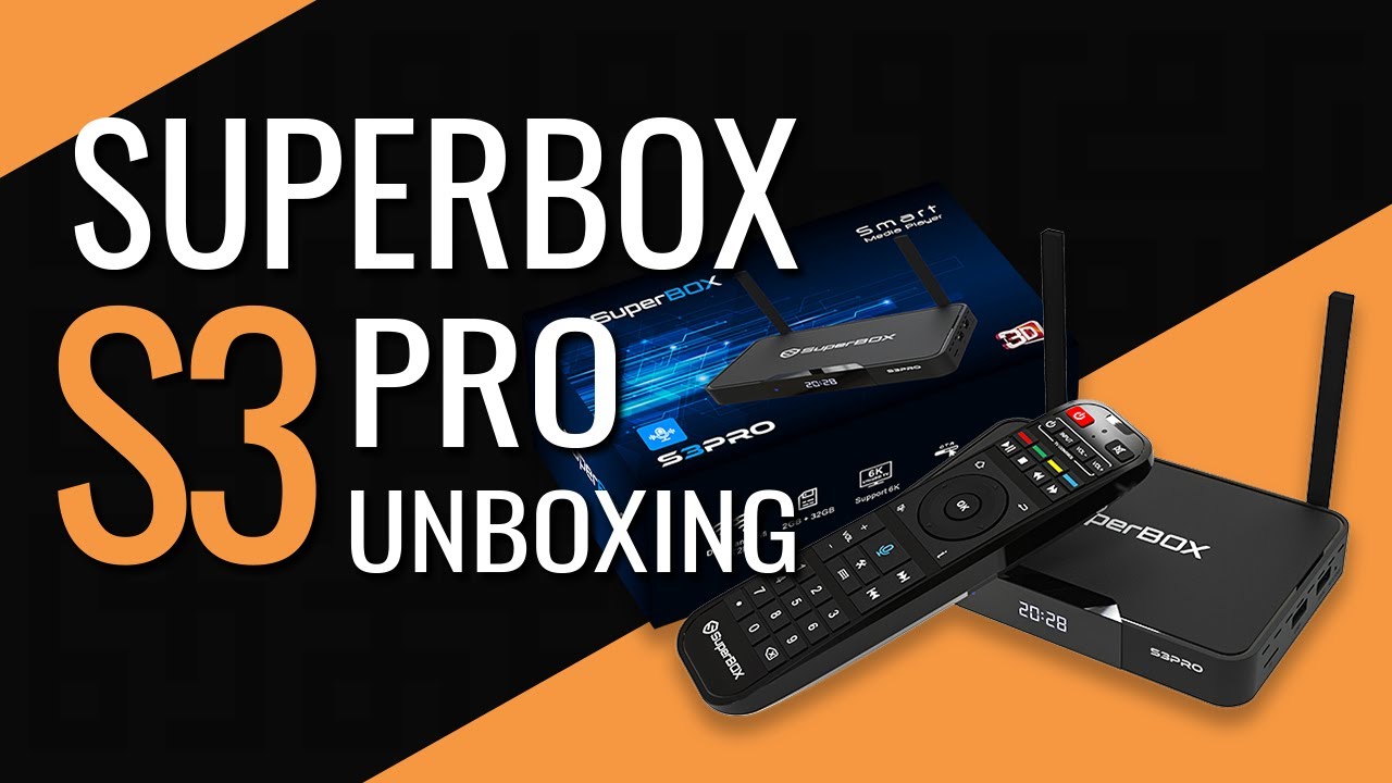 SuperBox S3 Pro Unboxing and Accessories