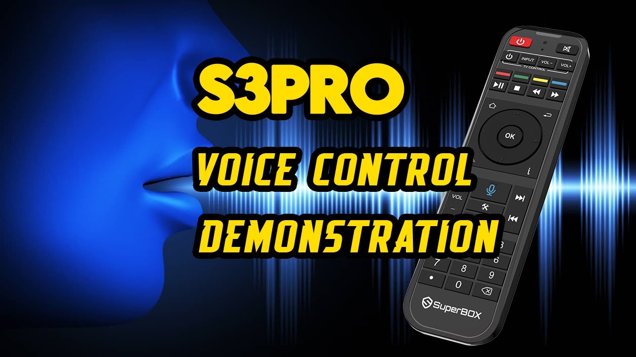 How to use Smart Remote Voice Controller for SuperBox S3 Pro?